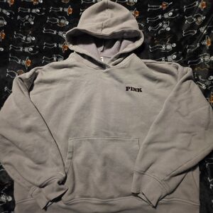 PINK Victoria's Secret Women's Hooded Sweatshirt in Light Purple